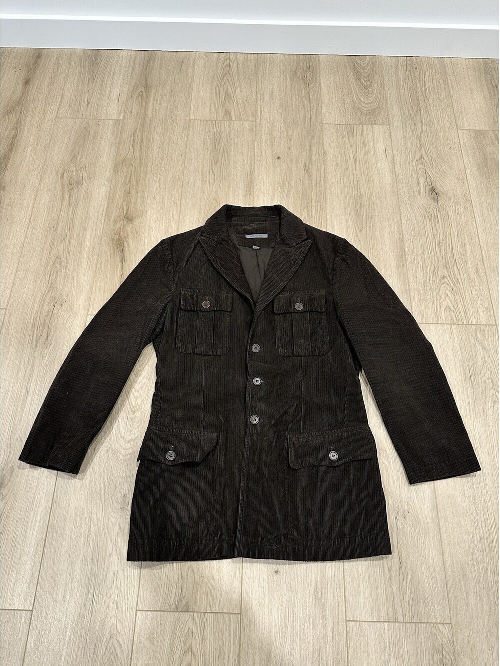 John Varvatos Collection Jacquard Corduroy Jacket Blazer 48EU/38US Made In Italy